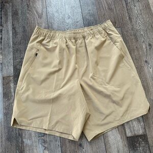 NWT Men's DSG Tan Athletic Shorts 8”
